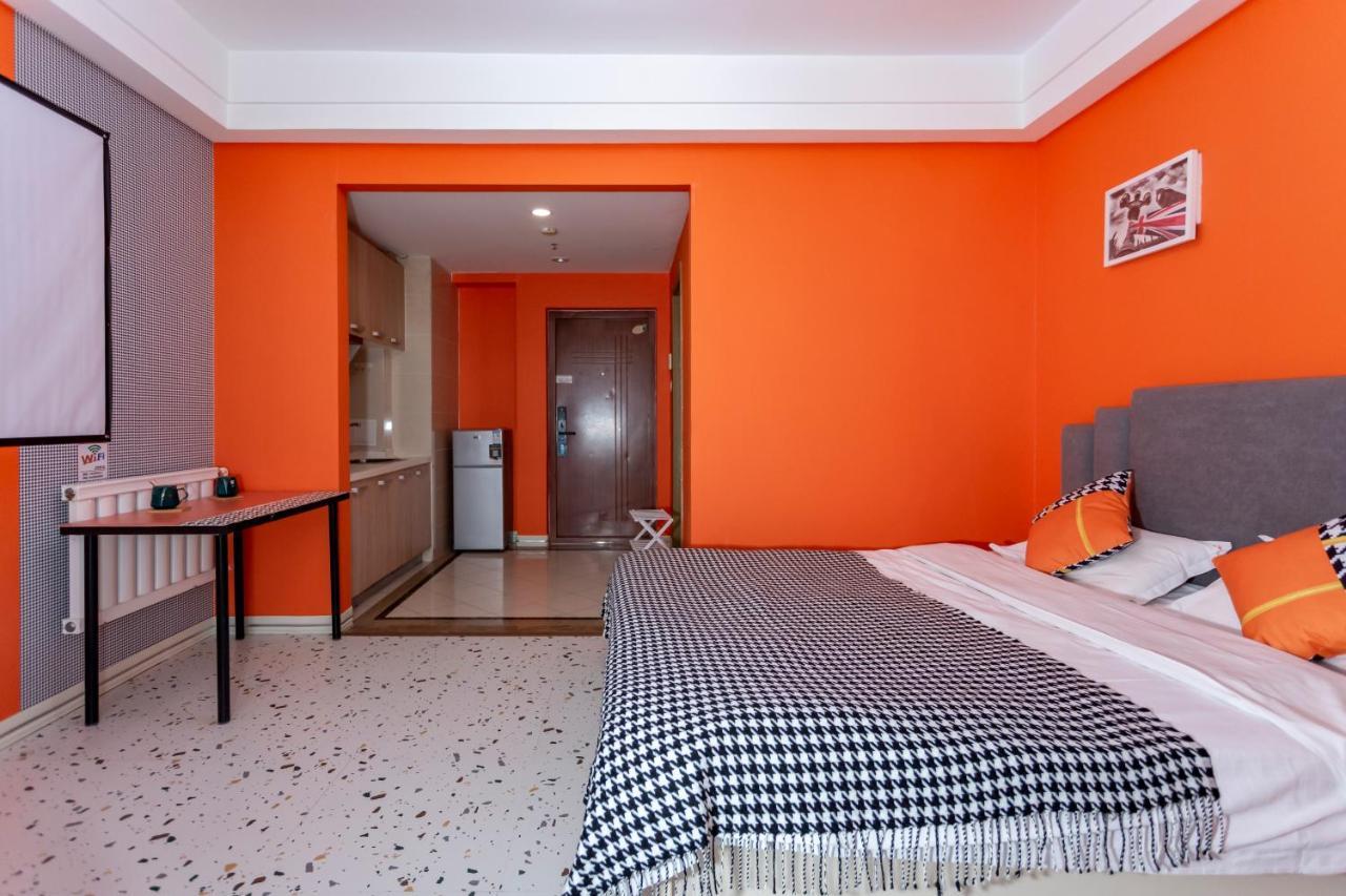 Dalian Hong XI Yuan Apartment Wanda Plaza 외부 사진