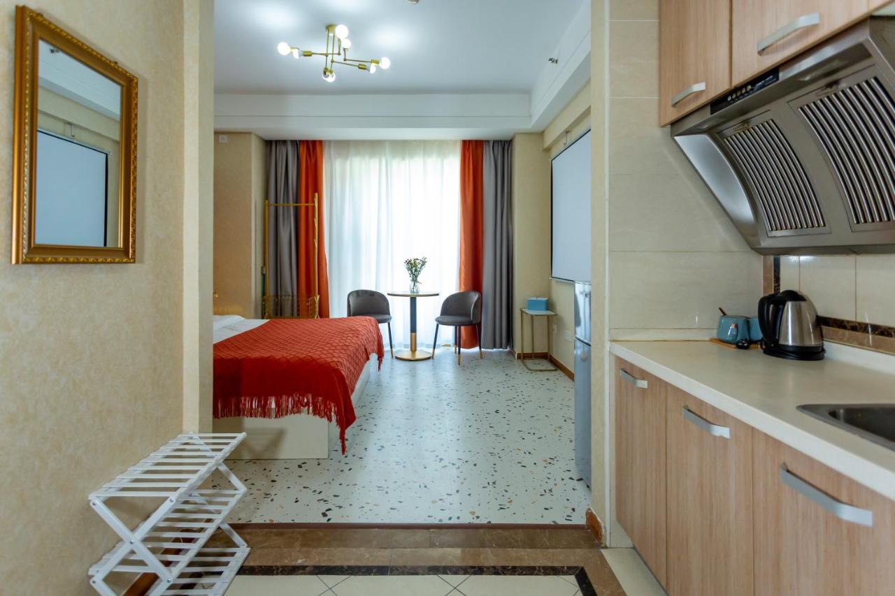 Dalian Hong XI Yuan Apartment Wanda Plaza 외부 사진
