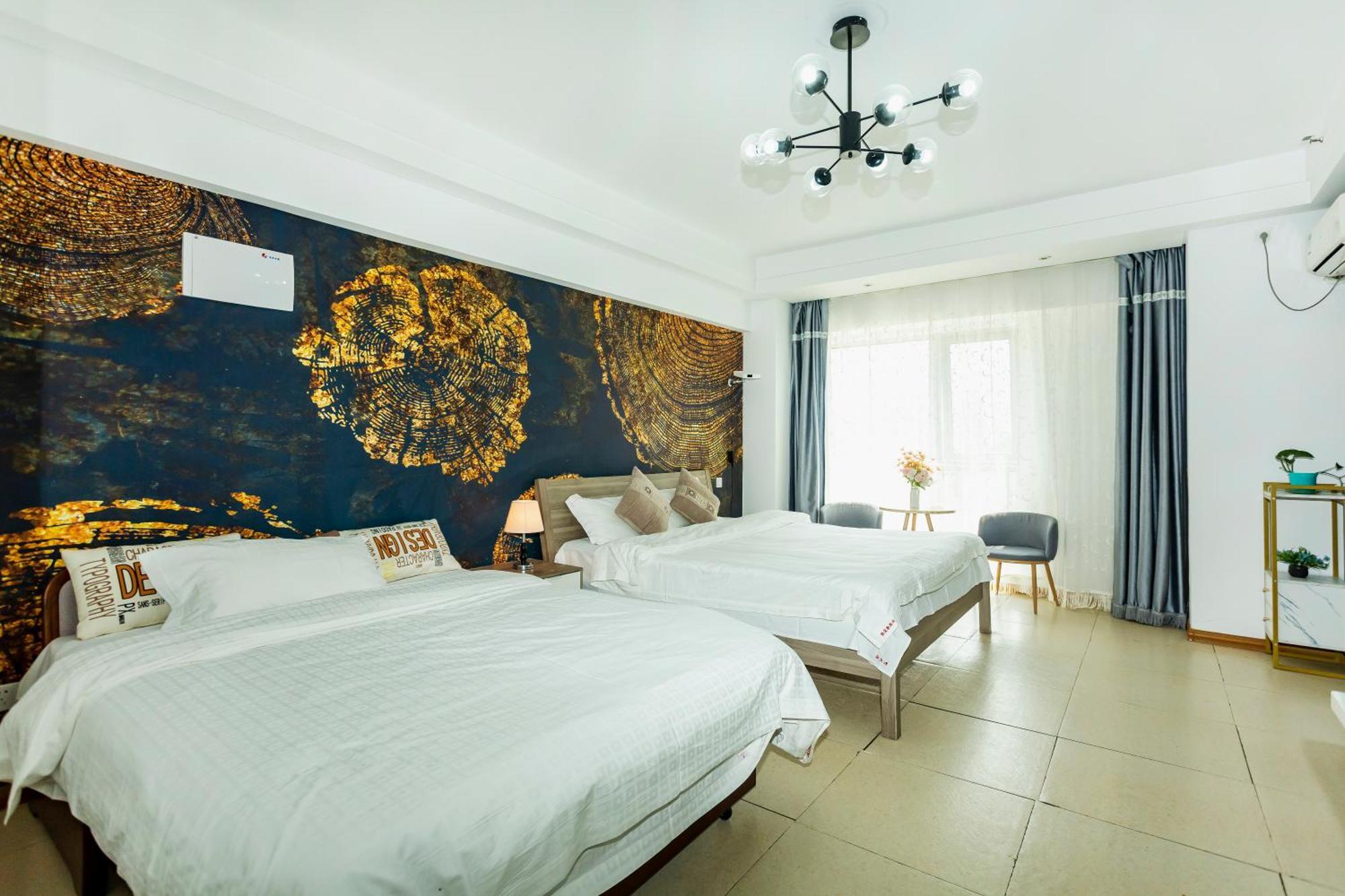 Dalian Hong XI Yuan Apartment Wanda Plaza 외부 사진